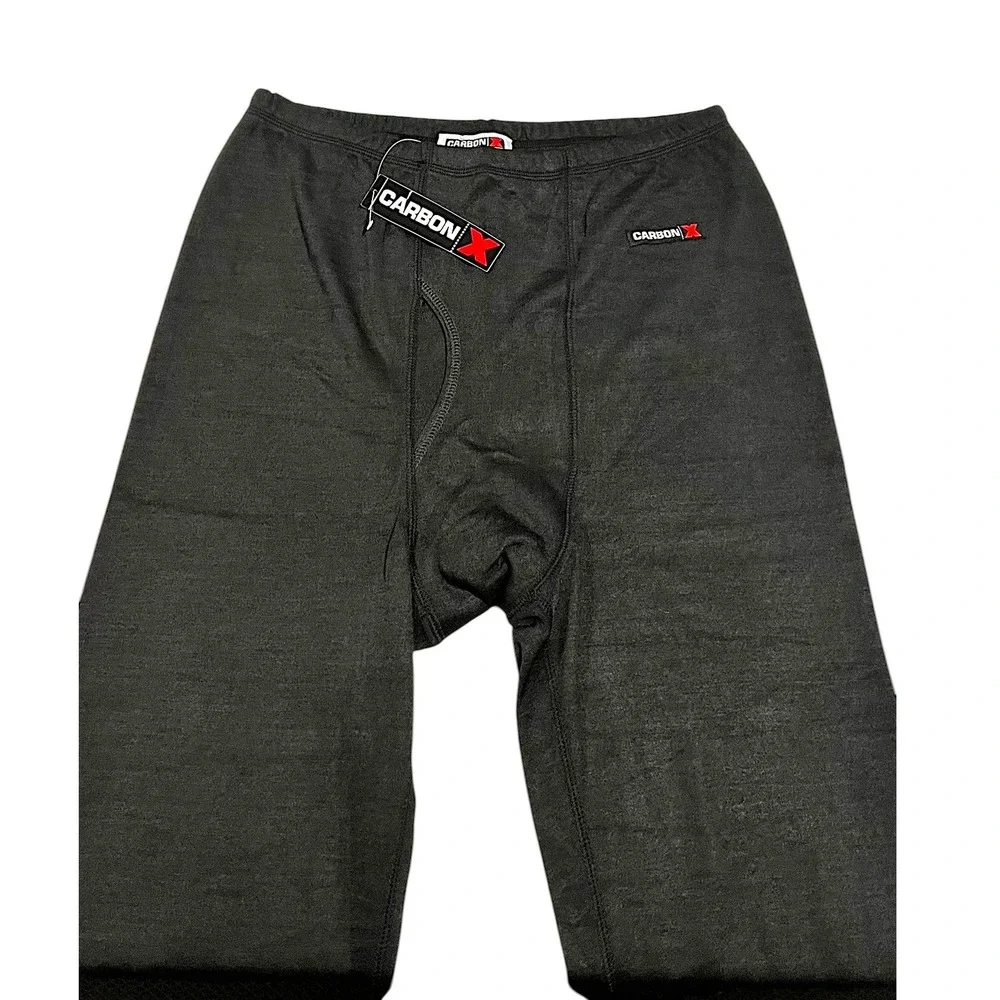 NWT CarbonX‎ FR Base Layer Thermal Long Johns Men's L Black Flame Resistant